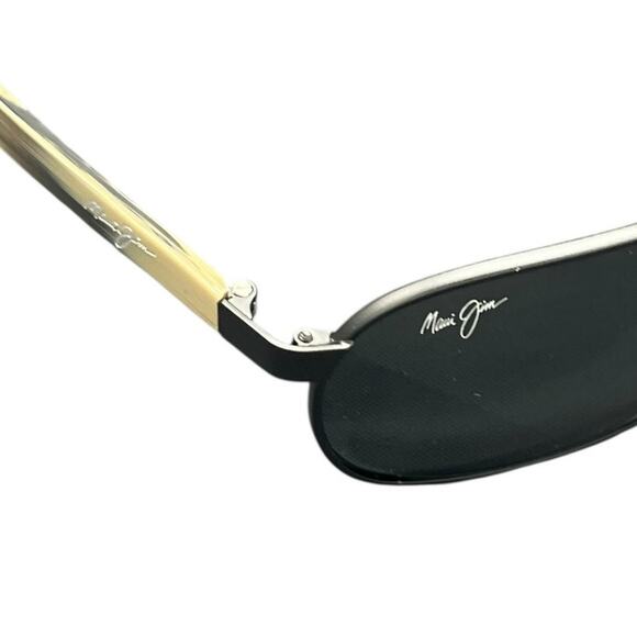 Maui Jim Castles Polarized Aviator Sunglasses MJ0728S-001 NIB - Picture 10 of 10